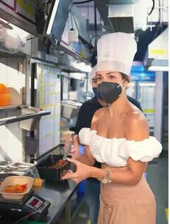 અકસ્માત બાદ કામ પર પરત ફરી મલાઈકા અરોરા, જુઓ શેફ બનેલી મલાઈકાના ફોટો