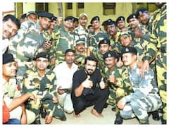 Ram Charan: బోర్డర్ సెక్యూరిటీ ఫోర్స్ తో రామ్ చరణ్ - ఫొటోలు వైరల్ 