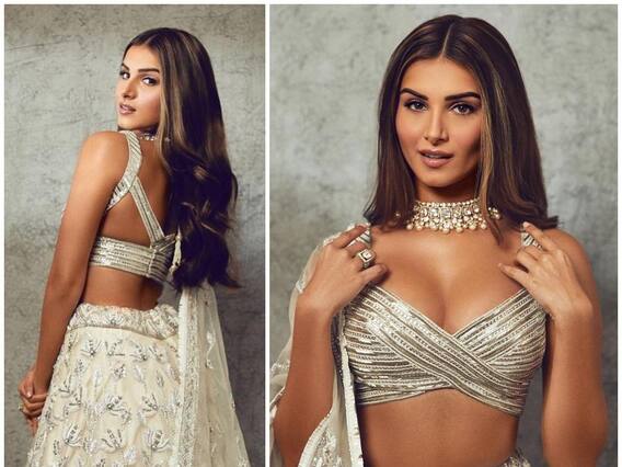 ਲਹਿੰਗੇ 'ਚ ਬੇਹੱਦ ਖੂਬਸੂਰਤ ਨਜ਼ਰ ਆਉਂਦੀ ਐਕਟਰਸ ਤਾਰਾ ਸੁਤਾਰੀਆ