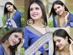 ब्लू सूट में इठलाती नजर आईं खेसारी की हीरोइन Neha Malik, कातिलाना अदाओं पर अटका फैन्स का दिल