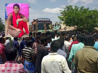 தேனி : பேருந்துக்காக காத்திருந்த குடும்பம்! அதிவேக காரால் விபத்து -  கல்லூரி மாணவி உயிரிழப்பு