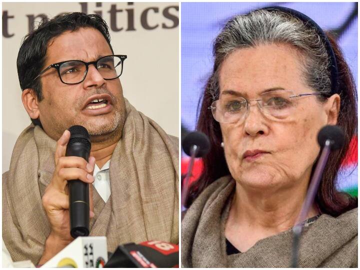 Sonia Gandhi Meet with Prashant Kishor second time in three days लड़खड़ाती कांग्रेस के 'हाथ' को प्रशांत किशोर का सहारा! 3 दिन में 2 बार सोनिया गांधी संग हुई बैठक