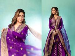 Rashami Desai: रश्मीचा एथनिक लूक चर्चेत, जिंकली चाहत्यांची मने!