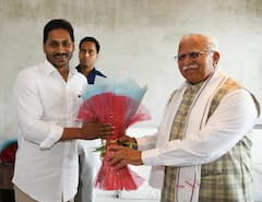 In Pics: హరియాణా సీఎం ఖట్టర్‌తో జగన్ భేటీ - మర్యాదపూర్వకంగానే కలిశారా!