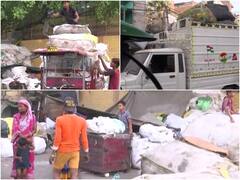 Jahangirpuri News: हिंसा प्रभावित जहांगीरपुरी इलाके में अतिक्रमण पर कार्रवाई, स्थानीय लोग हटाने लगे सामान