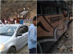 Pali Accident News: पाली में पंजाब मोड़ पर बड़ा हादसा, पहाड़ से टकराई बस, 2 की मौत, 35 घायल