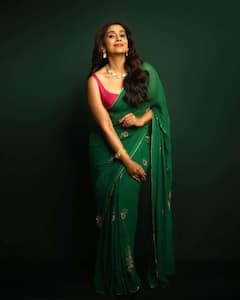 Sonali Kulkarni : हिरव्या साडीत सोनाली दिसतेय देखणी; पाहा फोटो!