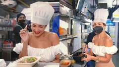 અકસ્માત બાદ મલાઈકા અરોરા કામ પર પરત ફરી, હોટલના રસોડામાં રસોઈ કરતી જોવા મળી