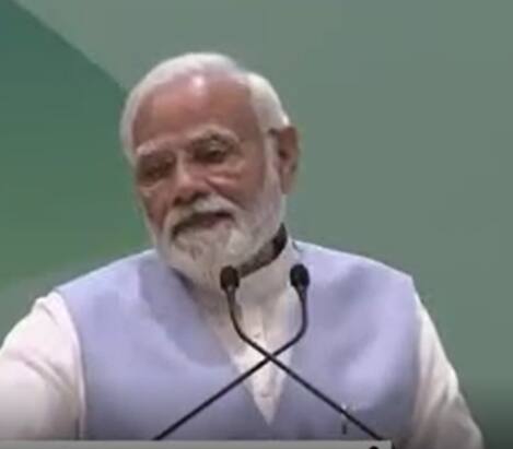 PM Modi : 'Tulsi Bhai': PM Modi Gives Gujarati Name To WHO Chief At Global AYUSH Summit | ABP Desam