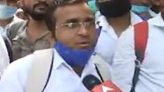 Assistant teacher recruitment: 69 हजार शिक्षक भर्ती अभ्यर्थियों ने शिक्षा मंत्री के आवास का किया घेराव