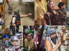 Photos: रोते-बिलखते रहे लोग, रोजगार पर चलता रहा बुलडोजर, भावुक कर देंगी जहांगीरपुरी की ये तस्वीरें