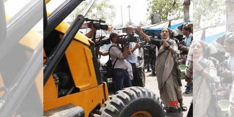 CPM Leader Brinda Karat runs to Jahangirpur  as anti encroachment drive kept continuing even after status quo order of supreme court Jahangirpuri Demolition Drive: আদালতের নির্দেশর পরও থামেনি বুলডোজারের চাকা, জাহাঙ্গিরপুরী যেতে হল বৃন্দাকে