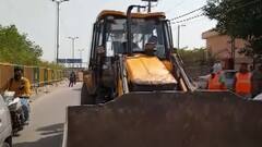 अवैध इमारतें भी ढहा रहे बुल्डोजर | Jahangirpuri Encroachment Removal