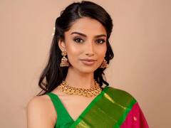 Meenakshi Chaudhary: యాక్టర్‌గా మారిన డాక్టరమ్మ, పట్టుచీరలో బుట్టబొమ్మలా