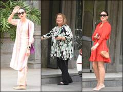 IN Pics: मम्मी बबीता कपूर के बर्थडे लंच में इस रेड हॉट अंदाज में पहुंची करीना कपूर, करिश्मा और सैफ भी आए नजर