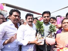 IN PICS | Telangana Minister KTR Inaugurates Various Development Works In Warangal
