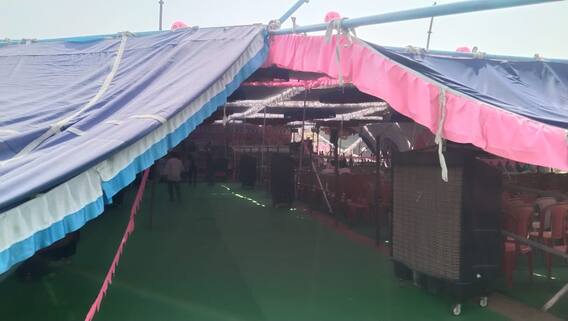 Mishap in Arrangements for Minister KTR Meeting: వరంగల్ లో కూలిన టెంట్.. పలువురికి గాయాలు| ABP Desam