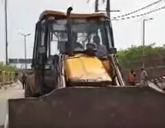 Jahangirpuri Bulldozer News: Action begins! | ABP News LIVE REPORT