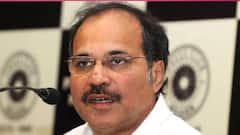 Adhir Chowdhury: 'BJP তুবড়ির মতো, ফুলকি হয়ে ওঠে, জ্বলে, নিভেও যায়', মন্তব্য অধীরের ।Bangla News