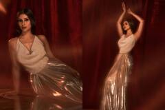 मौनी रॉय का फिर दिखा सिजलिंग लुक, हॉल्टर नेक ड्रेस पहन मचाई सनसनी