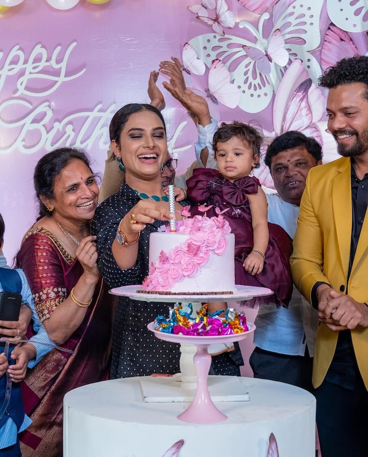 హరితేజ కూతురు మొదటి బర్త్ డే సెలెబ్రేషన్స్ -Image credit: Hariteja/Instagram