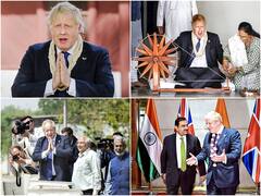UK PM Begins India Visit With Tribute To Gandhi, Meets Adani In Ahmedabad Ahead Of Key Announcements — PICS