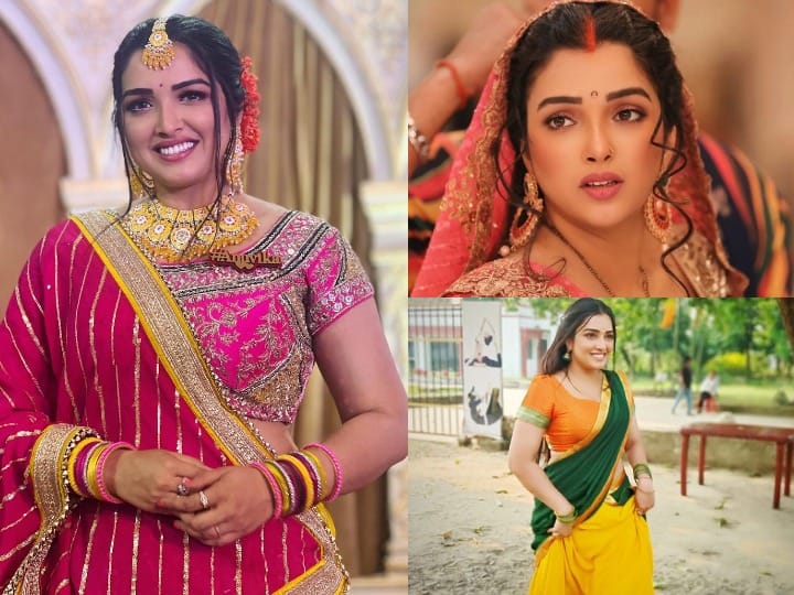 Amrapali Dubey Photos: आम्रपाली दुबे भोजपुरी सिनेमा की खूबसूरत अभिनेत्रियों में से एक हैं. फैन्स उनकी अदाओं और स्टाइल के दीवाने हैं. यूं तो आम्रपाली हर लुक में सुंदर लगती हैं,लेकिन फैन्स को उनका देसी लुक काफी भाता हैं. आम्रपाली दुबे का सोशल मीडिया भी इस बात का सबूत है कि फैन्स उन्हें साड़ी में देखना बहुत पसंद करते हैं. चलिए आपको भी दिखाते हैं इस देसी गर्ल की कुछ चुनिंदा तस्वीरें.....