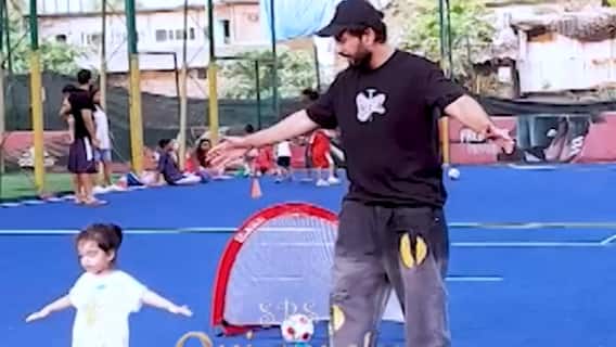 Mahhi Vij and Jay Bhanushali take daughter Tara on day out | SBS