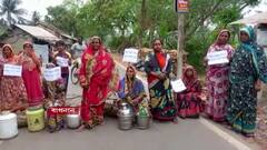 Howrah: পানীয় জলের দাবিতে বিক্ষোভ ঘিরে উত্তপ্ত বাগনান, এলাকায় নামল র‍্যাফ।Bangla News