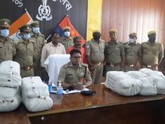 Kushinagar News: फिल्मी स्टाइल में हो रही थी तस्करी, 9 लाख के गांजा और स्कॉर्पियो सहित दो गिरफ्तार