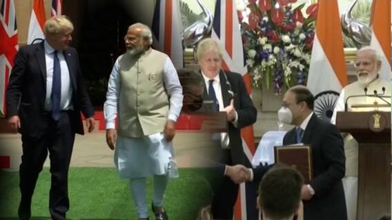 Boris Johnson In India: প্রতিরক্ষা থেকে বাণিজ্য, মোদি-জনসনের বৈঠকে উঠে এল অখণ্ডতার বিষয়ও।Bangla News