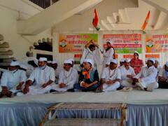 Udaipur News: साबरमती से शुरू हुई कांग्रेस की आजादी गौरव यात्रा पहुंची उदयपुर, कार्यकर्ताओं ने किया स्वागत