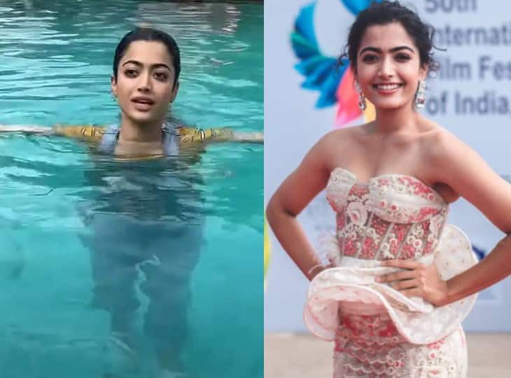 रश्मिका मंदाना ने स्विमिंग करते हुए दिए एक से बढ़कर एक पोज़, देखें वायरल वीडियो में क्यूट एक्सप्रेशन Rashmika Mandanna turn water baby, see her cute expressions in viral video रश्मिका मंदाना ने स्विमिंग करते हुए दिए एक से बढ़कर एक पोज़, देखें वायरल वीडियो में क्यूट एक्सप्रेशन