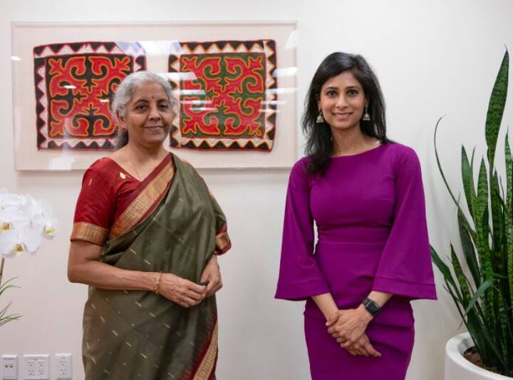 Finance Minister Nirmala Sitharaman met with IMF deputy managing director Gita Gopinath वित्त मंत्री निर्मला सीतारमण ने IMF की उप प्रबंध निदेशक गीता गोपीनाथ से मुलाकात की, इन मुद्दों पर की चर्चा
