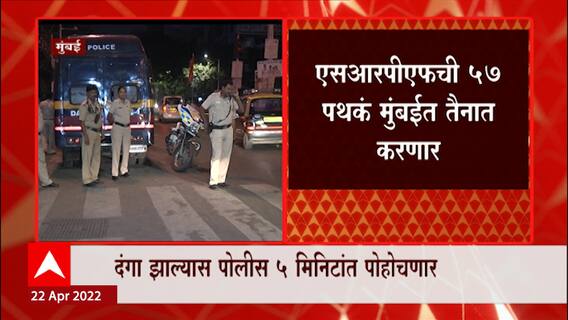Mumbai Police on Raj Thackeray: राज ठाकरे यांच्या अल्टिमेटमनंतर मुंबई पोलीस सतर्क ABP Majha
