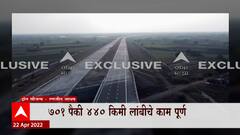 Samruddhi Highway : समृद्धी महामार्गाचं आकाशातून दर्शन 'एबीपी माझा'वर