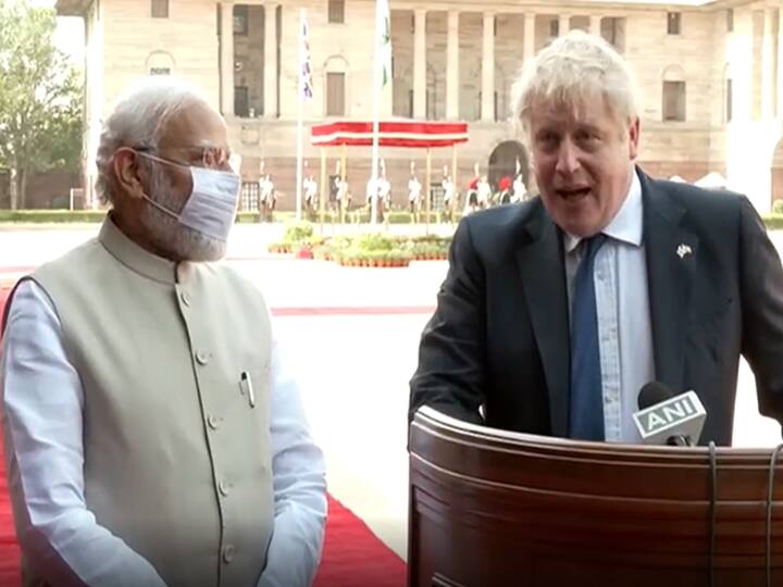 PM Narendra Modi Receives Boris Johnson At Rashtrapati Bhavan, UK PM Calls Gujarat Visit 'Fantastic Welcome' WATCH VIDEO PM Modi Receives Boris Johnson At Rashtrapati Bhavan, UK PM Calls Gujarat Visit 'Fantastic Welcome' | WATCH