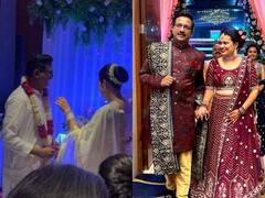 Tina Dabi Wedding - शादी के बंधन में बंधे टीना डाबी और  प्रदीप गवांडे, सोशल मीडिया पर वायरल हुई रिसेप्शन की तस्वीरें