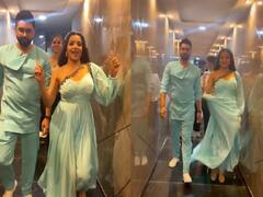 परी सी खूबसूरत बन पति विक्रांत संग मटकती हुई चल दीं मोनालिसा, आप भी हो जाएंगे एक्ट्रेस की इस अदा के कायल