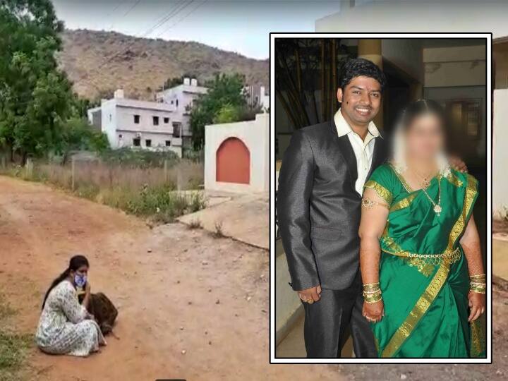 Guntur District Mangalagiri software employee protested Infront of husbands house Guntur News : ప్రేమించి పెళ్లి, ఏడేళ్లు కాపురం ఇప్పుడు మరో పెళ్లికి సిద్ధం, భర్త ఇంటి ముందు యువతి నిరసన