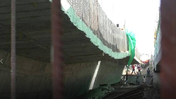 મહેસાણા - પાલનપુર હાઇવે પર બ્રિજ બેસી ગયો