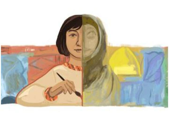 Google Doodle Today Remember Naziha Salim Know Who is Naziha Salim Google Doodle ने आज इराक की इस मशहूर पेंटर को किया याद, जानें कौन थीं Naziha Salim