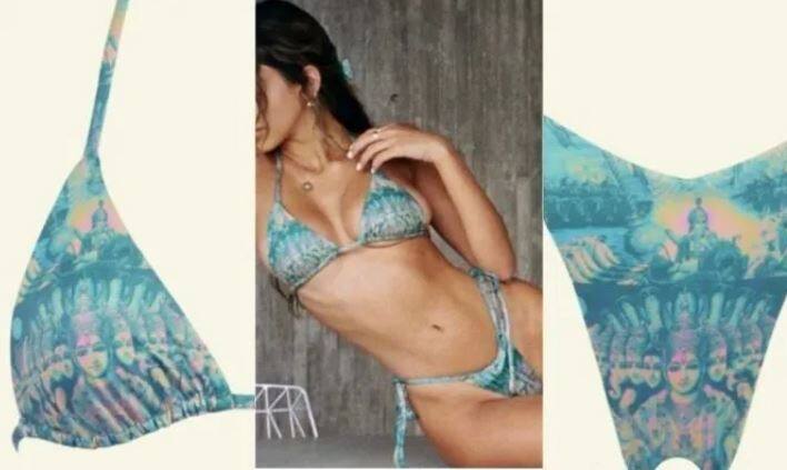 Social media users slam clothing brand for printing images of Hindu deities on bikinis બિકીની પર હિંદુ દેવી-દેવતાઓની તસવીરો છાપવા બદલ સોશિયલ મીડિયા યુઝર્સે કપડાની બ્રાન્ડની ઝાટકણી કાઢી