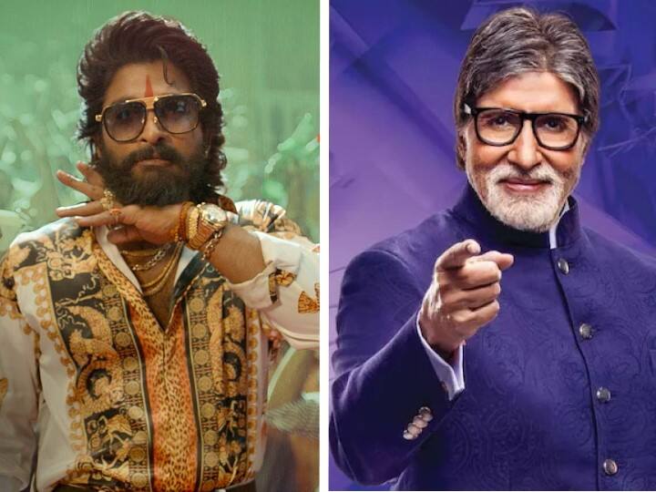 Amitabh Bachchan's Pushpa dialogue in KBC goes viral Amitabh Pushpa Dialogue: అమితాబ్ నోట అల్లు అర్జున్ డైలాగ్, ‘కౌన్ బనేగా కరోడ్‌పతి’లో ‘పుష్ప’ ప్రశ్న