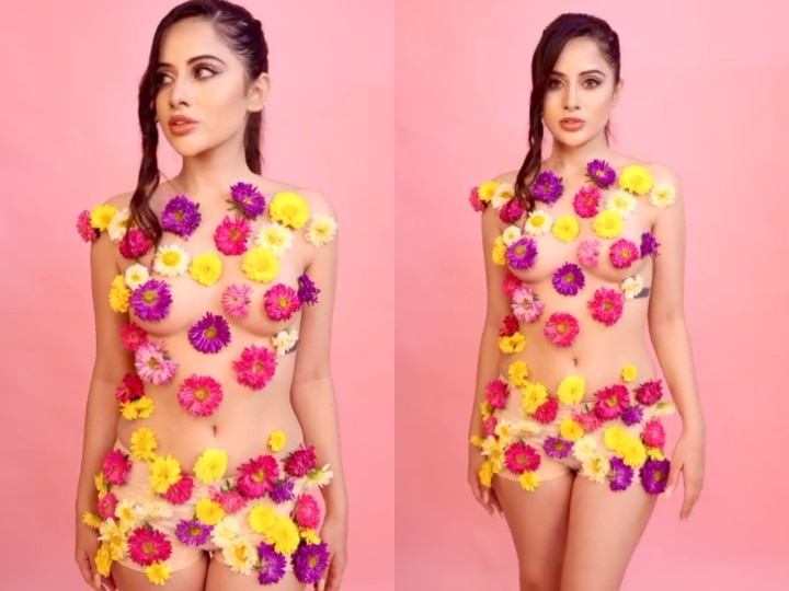 Urfi Javed Wears Nothing But Flowers On Her Body In The Latest Video, Gets Trolled