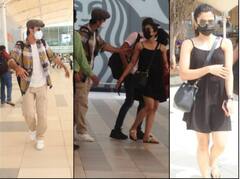 Ranbir Rashmika Pics: 'ਐਨੀਮਲ' ਦੀ ਸ਼ੂਟਿੰਗ ਤੋਂ ਬਾਅਦ ਪਰਤੇ ਰਣਬੀਰ ਕਪੂਰ ਅਤੇ ਰਸ਼ਮਿਕਾ ਮੰਦਾਨਾ , ਏਅਰਪੋਰਟ ਤੋਂ ਤਸਵੀਰਾਂ ਆਈਆਂ ਸਾਹਮਣੇ