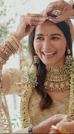 Alia Bhatt : 'कॅट ऑफ ऑनर' ; आलियानं शेअर केले लग्नातील खास फोटो