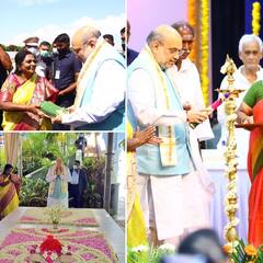IN PICS | Union Home Minister Amit Shah's Visit To Puducherry
