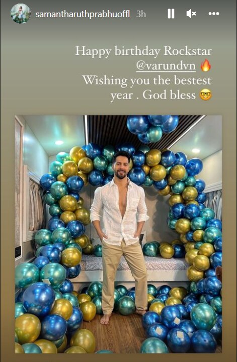 From Samantha Prabhu To Anushka Sharma And Janhvi Kapoor, Celebs Shower Birthday Wishes On Varun Dhawan