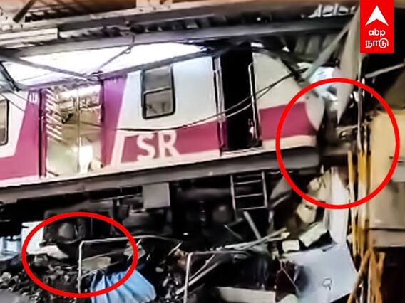 Train Accident in Chennai | ப்ளாட்பார்மில் மோதிய ரயில்..சென்னை கடற்கரை ரயில் நிலையத்தில் பரபரப்பு